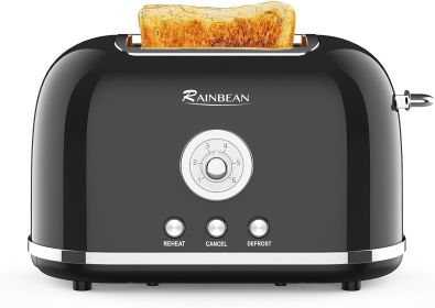 Multifunctional 2 Slice Toaster Black